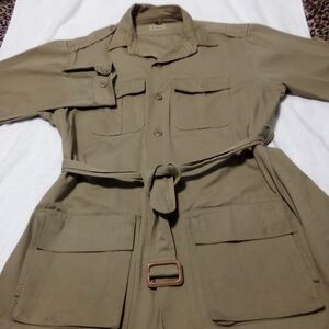 Vintage 90’s LL Bean  Khaki Safari jacket